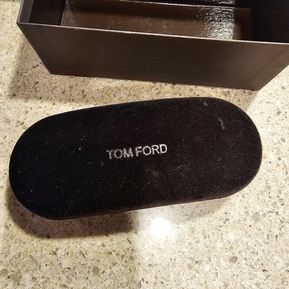 Tom Ford Sunglasses Box, Case, And Cloth Cleaner **no Sunglasses*